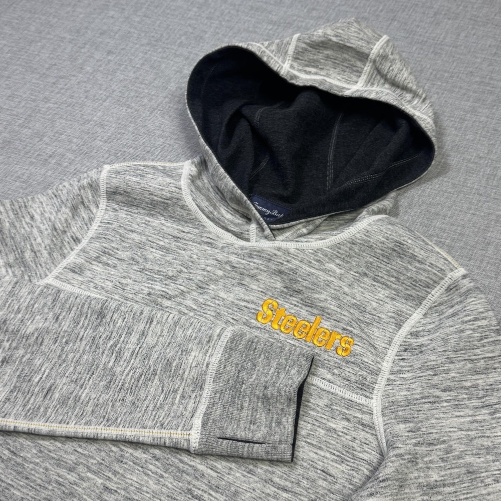 Tommy Bahama Pittsburgh Steelers Sweatshirt Womens XS Gray NFL Football